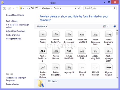 Step 7: Paste the Font Files to the Fonts Folder